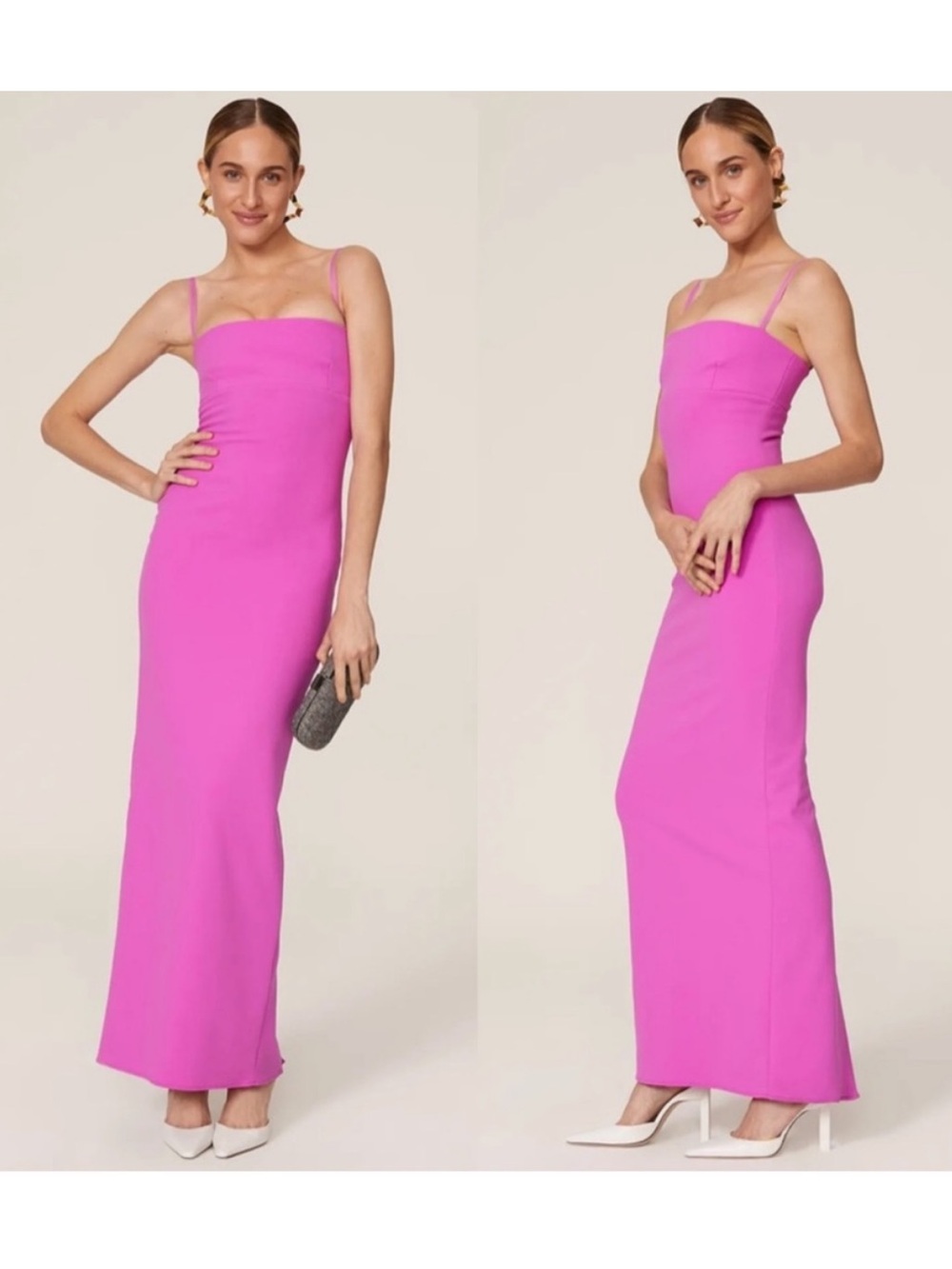 Solace London Riley Crepe Maxi
Dress